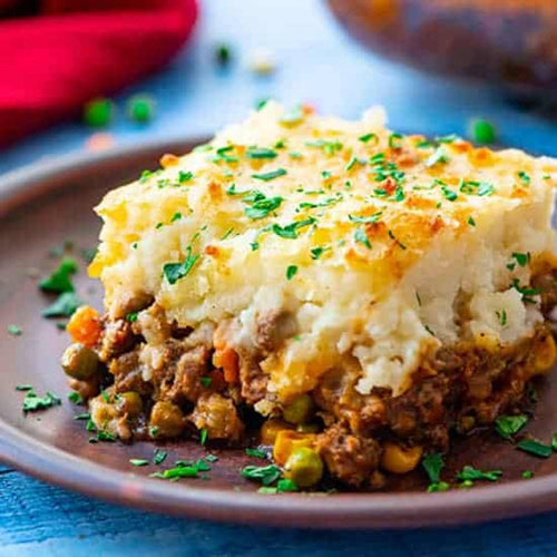 Low Carb Cottage Beef Pie