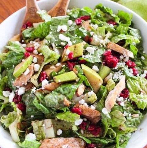 Chopped Autumn Salad with Chicken