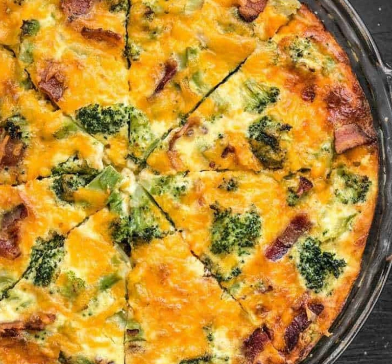 Broccoli Bacon Frittata